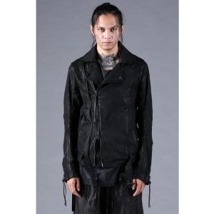 (予約品）1〜3月入荷予定/D.HYGEN・ディーハイゲン/ストレッチデニムコーティングWライダース...