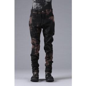 SALE30%OFF/D.HYGEN・ディーハイゲン/ムラ加工ストレッチデニムオーバーロックツイスト...