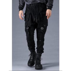 (予約品）8〜9月入荷予定/D.HYGEN・ディーハイゲン/ストレッチデニムベルトアジャストカーゴジ...