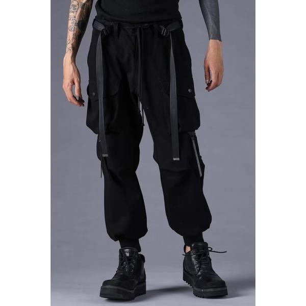 (予約品）1〜2月入荷予定/D.HYGEN・ディーハイゲン/ドライジャージーカーゴジョグパンツ/BL...