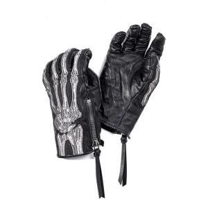 (予約品）9〜10月入荷予定/D.HYGEN・ディーハイゲン/ホースレザーボーンエンブロイダリィグロ...