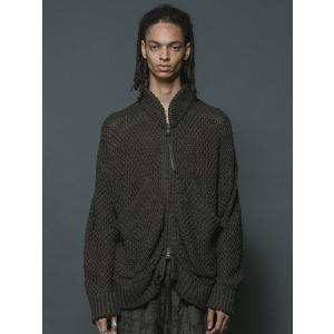 (予約品）1〜3月入荷予定/The Viridi-anne・ザ ヴィリディアン/鹿の子 ZIPカーデ...