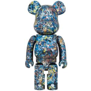 MEDICOM TOY(メディコムトイ)　BE@RBRICK Jackson Pollock Studio CHROME Ver.1000％｜ofreco