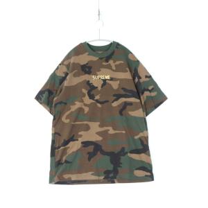 【中古】SUPREME シュプリーム S メンズ Tシャツ カットソー 半袖 カモフラ柄 クルーネック半袖Tシャツ 中古A 古着｜ofreco