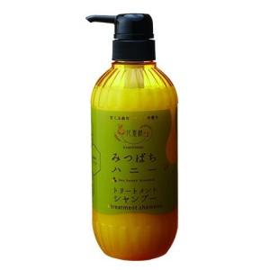 花蜜精みつばちハニー トリートメントシャンプー 500ml 甘く上品なハチミツの香り あすつく｜ofuro-to-biyouzakka