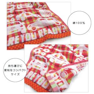 ゴー ゴー ライド レッド キッズタオル 無撚...の詳細画像1