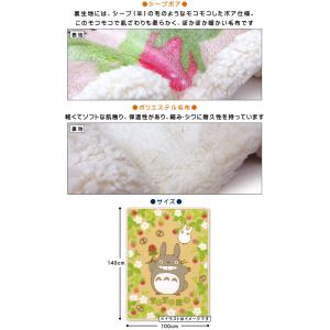 スタジオジブリ となりのトトロ 毛布 裏面 シ...の詳細画像2