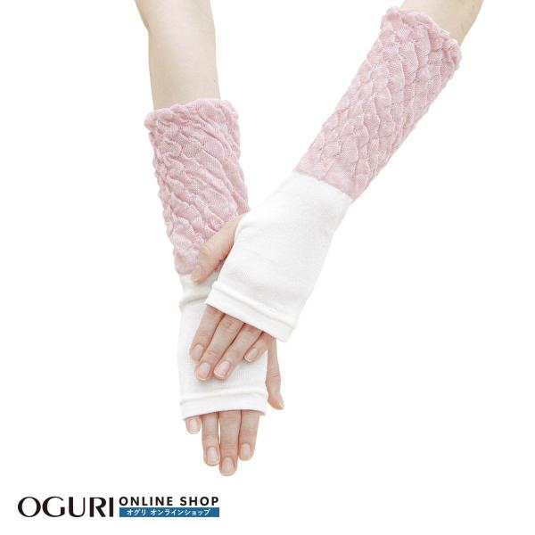 眠プラス ミンプラス おやすみハンドウォーマー シルクタイプ ピンク 手首 保温 冷え対策 レディー...