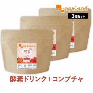 酵素ドリンク コンブチャ plus+（80g） 3個セット アセロラ & カシス味 コンブチャ 酵素121種 ビタミンC 乳酸菌 食物繊維 ダイエット ファスティング 善玉菌｜オーガランド Yahoo!店