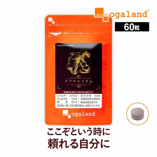 クラチャイダム （60粒） 賞味期限最短2025年3月末まで サプリメント ブラックジンジャー アル...