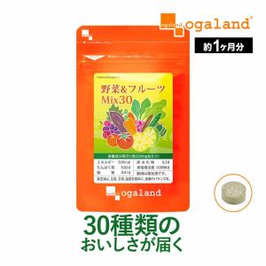 野菜 &amp; フルーツMix30 （約1ヶ月分） 果物 30種類 大麦若葉 ケール 野菜 サプリ サプリメント 桑の葉 ビタミン ミネラル