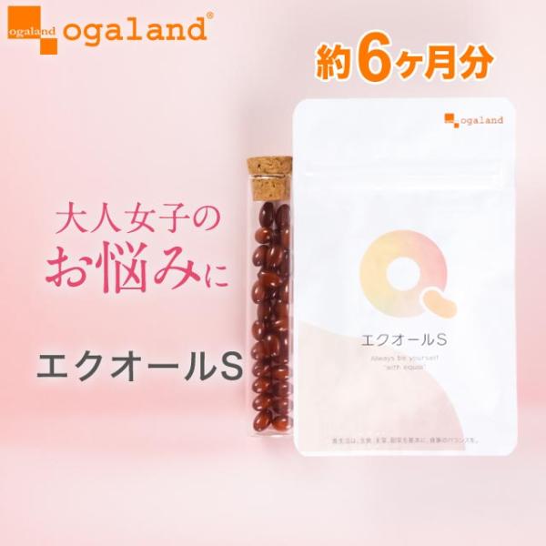 エクオール S （約6ヶ月分）大豆イソフラボンと一緒に  サプリ エクオール サプリメント イソフラ...