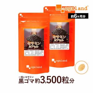 セサミンカプセル （約6ヶ月分） 賞味期限最短2025年3月末まで ゴマ サプリメント サプリ 濃縮 セサミン ごま 胡麻油 エイジングケア 男性 女性 の 元気｜oga