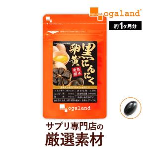 黒にんにく卵黄 （約1ヶ月分） にんにく 卵黄 サプリメント 国産 サプリ 発酵 青森 福地ホワイト六片 EPA ビタミン 元気 スタミナ 熟成 アリシン ダイエット｜oga