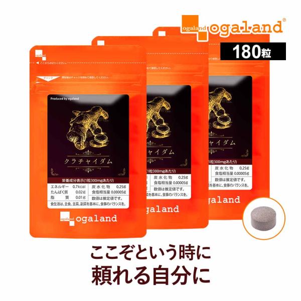 クラチャイダム （3個セット・180粒） 賞味期限最短2025年3月末まで サプリ ブラックジンジャ...