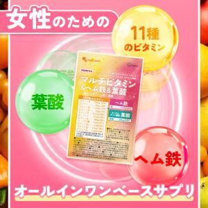 マルチビタミン&ヘム鉄&葉酸(約3ヶ月分)オー...の詳細画像5