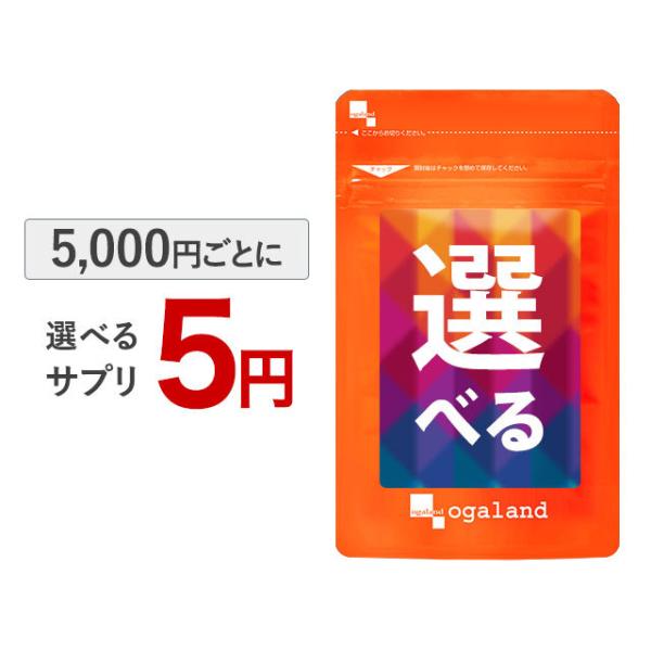 選べる5円 サプリ たっぷり約1ヶ月分 選べる サプリメント 5000円毎のお買い物に オメガ3 黒...