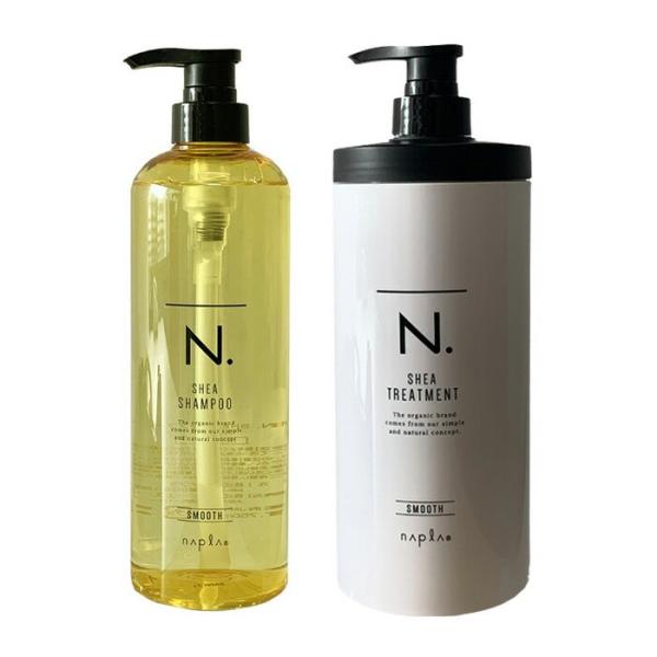 2本セット ナプラ N.エヌドット  SHEA シャンプー750ml　/トリートメント650g スム...