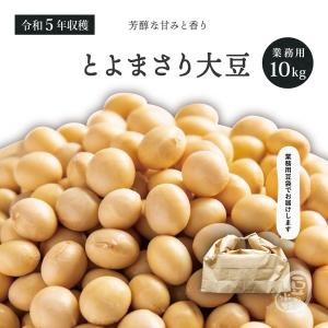 とよまさり大豆2.8上 10kg 令和5年収穫 北海道産 【業務用】 メガ盛り 10キロ｜ogakiya