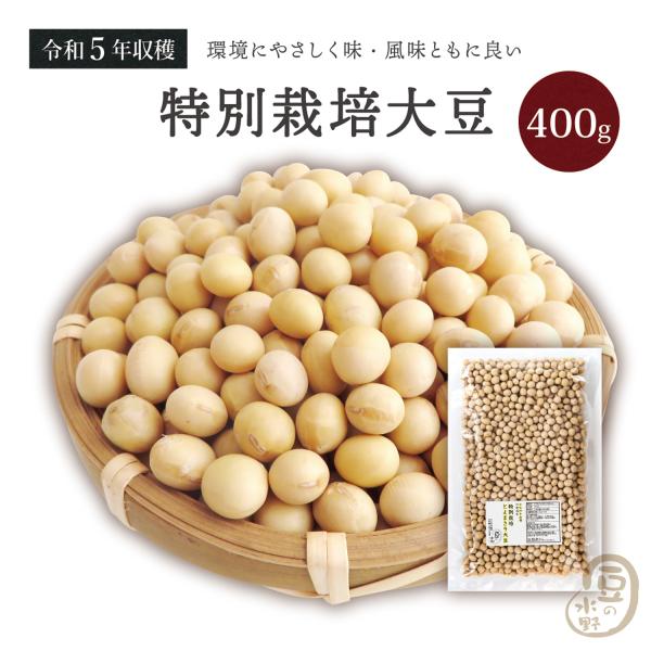 特別栽培大豆 400グラム 令和5年収穫 北海道産【送料無料】 とよまさり大豆