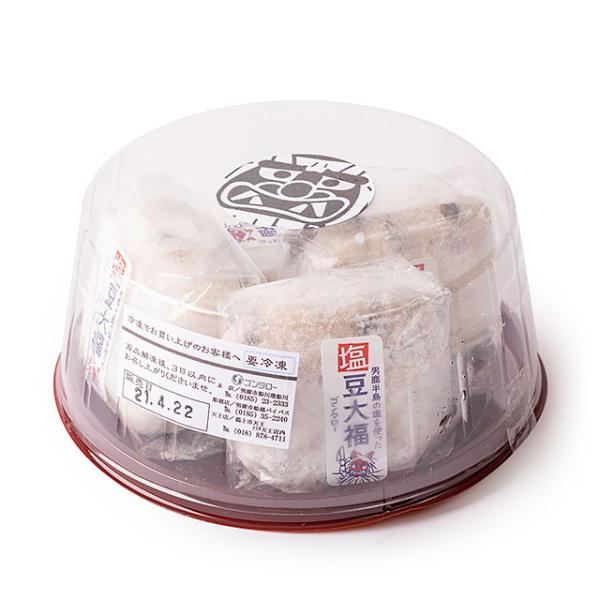 ゴンタロー製菓 男鹿半島の塩を使った塩豆大福 4個セット