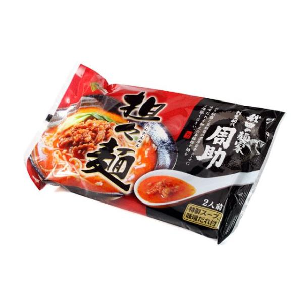 八郎めん 秋田の麺家 「周助」坦々麺 2食袋