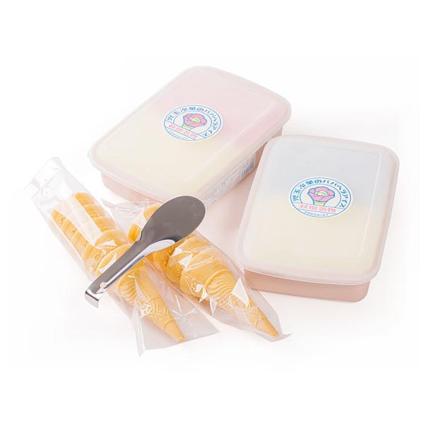 児玉冷菓 児玉冷菓のババヘラアイスとソーダ&amp;レモンのセット