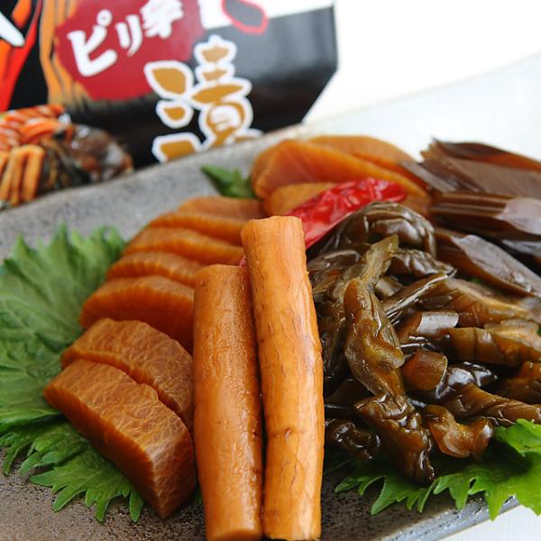 諸井醸造 特製手造り醤油で漬けた ピリ辛 鬼っこ漬 250g