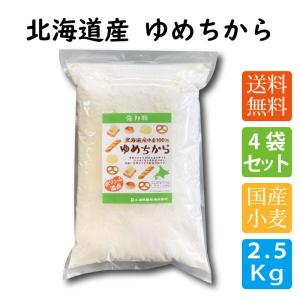 送料無料 パン用 小麦粉 強力粉 北海道産 ゆ...の詳細画像1