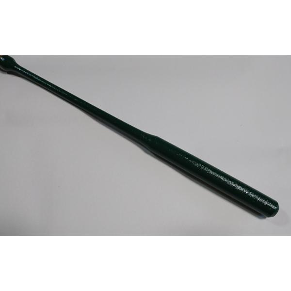 石目堆漆塗全籐倍9号（緑）　（木魚バイ　木魚バチ）/受注生産商品