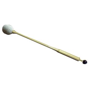 （株）小笠原謹製　珠玉糸巻き全籐倍 5号（5寸） 木魚バイ　木魚バチ【玉付き】