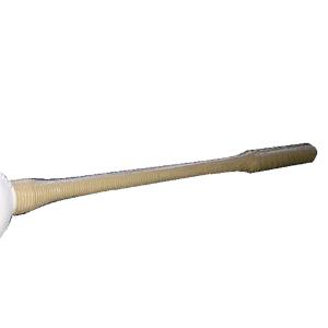 青海波堆漆全籐倍9号　象牙色　（木魚バイ　木魚バチ）/受注生産商品