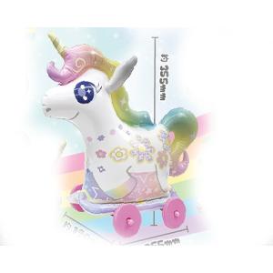 ビニール玩具 おさんぽカラフルユニコーン 6個入の詳細画像1