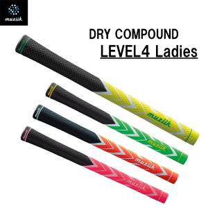 ムジーク ドライコンパウンド レベル4 レディース グリップ バックラインあり muziik DRY COMPOUND LEVEL4 Ladies｜ogawagolf