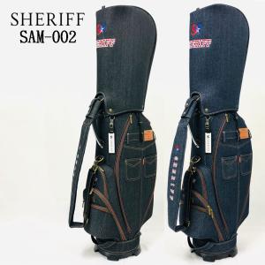 シェリフ アメカジシリーズ キャディバッグ SAM-002 SHERIFF STANDARD MODEL 限定100本