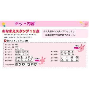 お名前スタンプ キューティースタンプ 12点セ...の詳細画像1