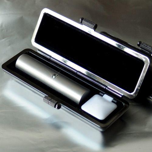 15ミリ チタン 印鑑 銀行印 はんこ 判子 ハンコ フルネーム チタン印鑑 誕生石 実印