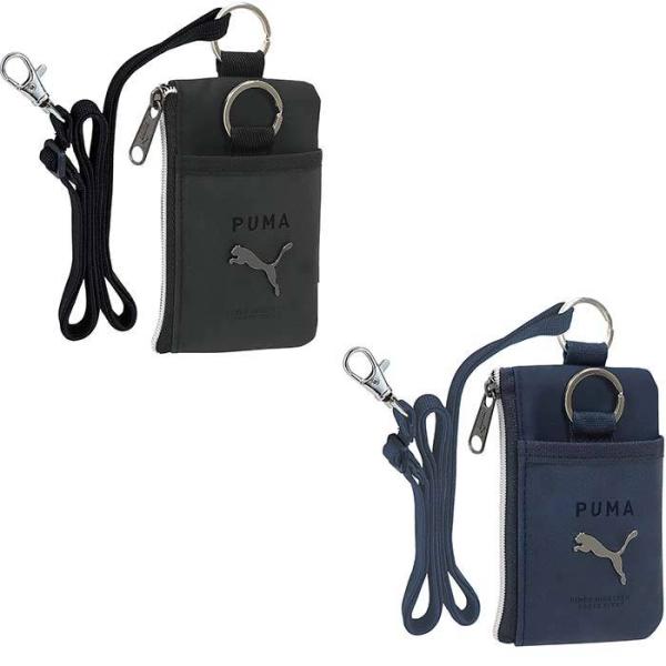 PUMA プーマ  財布 2つ折り ウォレット 小銭入 コインケース ストラップ付 小学生 男の子 ...