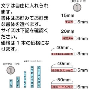 お名前スタンプ お名前はんこ 氏名印単品Mサイ...の詳細画像1