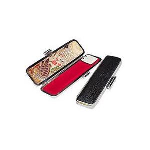 印鑑ケース もみ皮 サイズ中 15ミリまでの印鑑が入ります