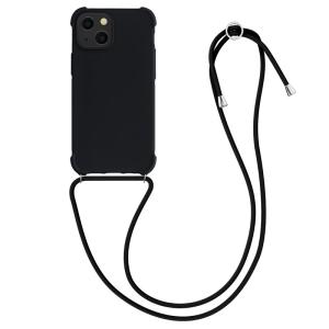 kwmobile 対応: Apple iPhone 13 mini ケース - 肩掛けケース ロープ ストラップ付き シリコン カバー -｜ogawashop