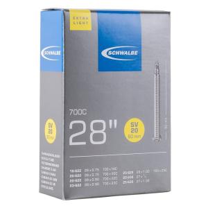 SCHWALBE(シュワルベ) 正規品700×18/25C用軽量チューブ 仏式 80?XXロングバルブ 20SV-XXL｜ogawashop