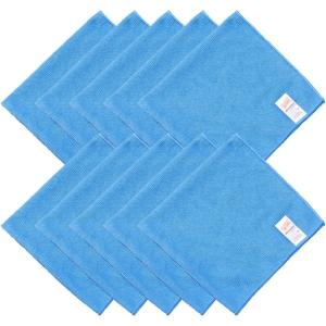 3M マイクロファイバー クロス ふきん 雑巾 業務用 青 10枚 スコッチブライト WC2012 RED｜ogawashop