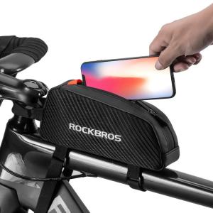 ROCKBROS(ロックブロス)トップチューブバッグ フレームバッグ 自転車 フロントバッグ 防塵 軽量 装着便利 補給食等小物収納｜ogawashop
