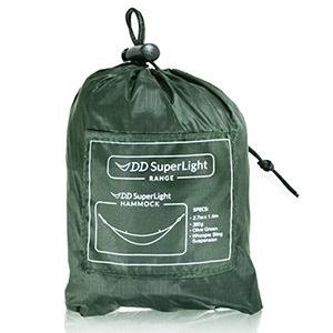 スコットランド発 DD SuperLight Hammock スーパーライト ハンモック 超軽量 コンパクト (Olive green) 並