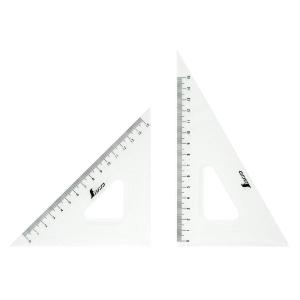 シンワ測定(Shinwa Sokutei) 三角定規 アクリル 18cm 77066｜ogawashop