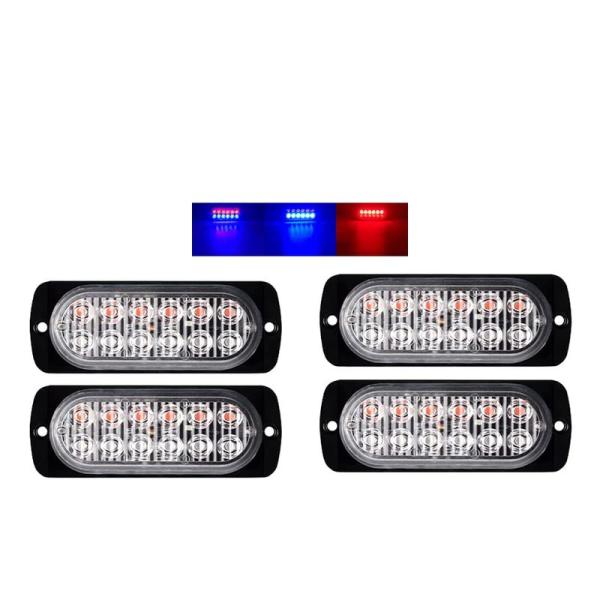 Catland LED ストロボライト マーカーランプ 警告灯 レッド ブルー 2色 ストロボ 機能...