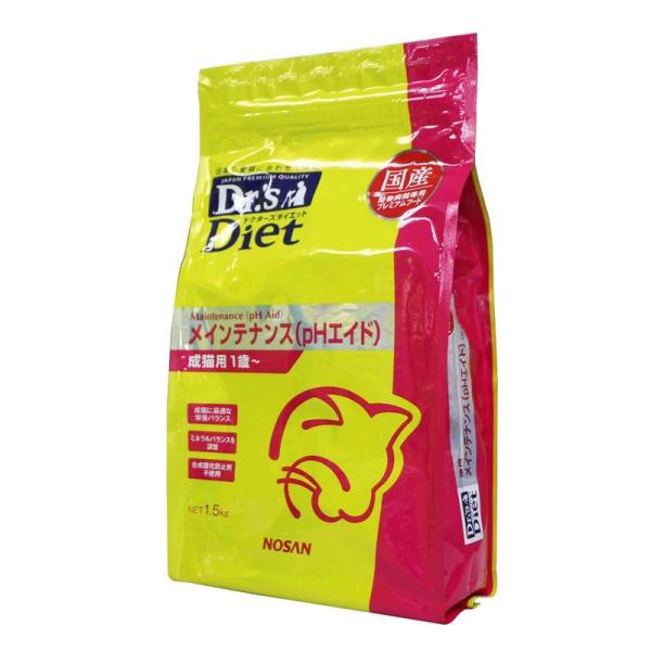 ドクターズダイエット (Dr&apos;s DIET) 療法食 猫用 メインテナンス (pHエイド) 1.5k...