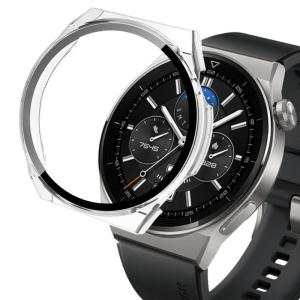 HeeNia Huawei Watch GT 3 Pro 46mm 対応 カバー PC材質 全面保護ケース 高透過率 衝撃吸収 指紋防止 超｜ogawashop