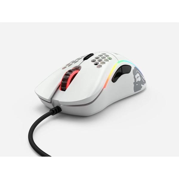 Glorious ゲーミングマウス Model D Mouse Matt White 軽量 ハニカム...